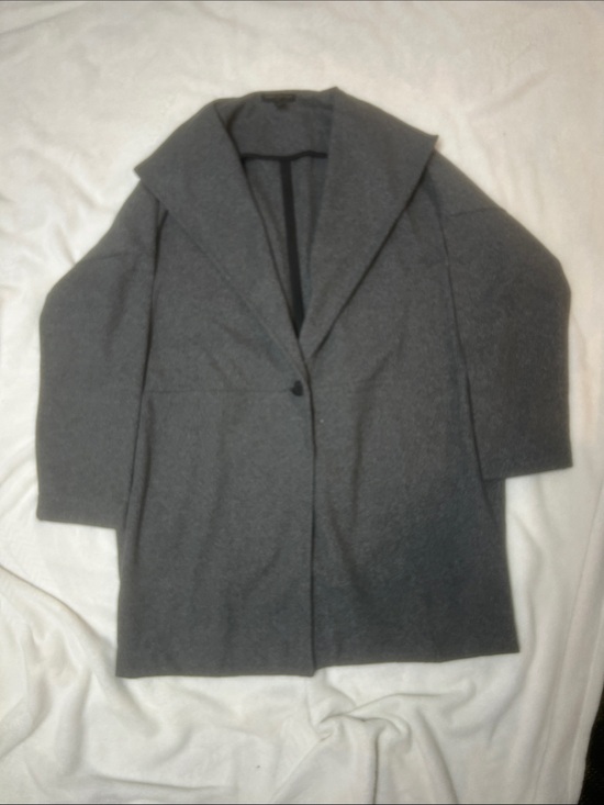Banana Republic Jackets & Blazers - Banana Republic Women’s Coat Charcoal Gray Single-Button Size Large